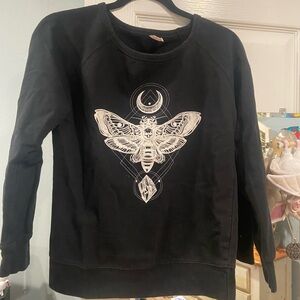 Black Deathmoth Sweater